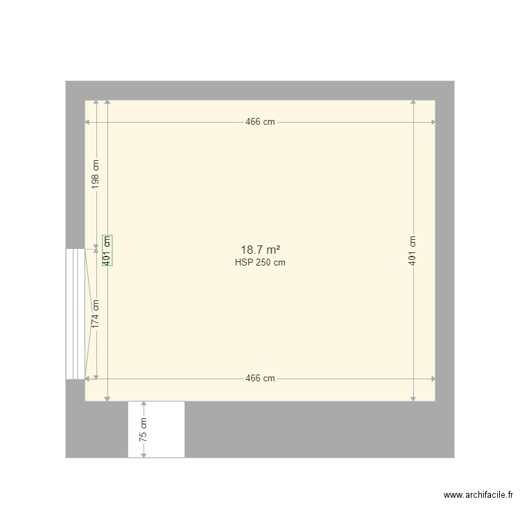 Salle de Bain Mélanie. Plan de 0 pièce et 0 m2