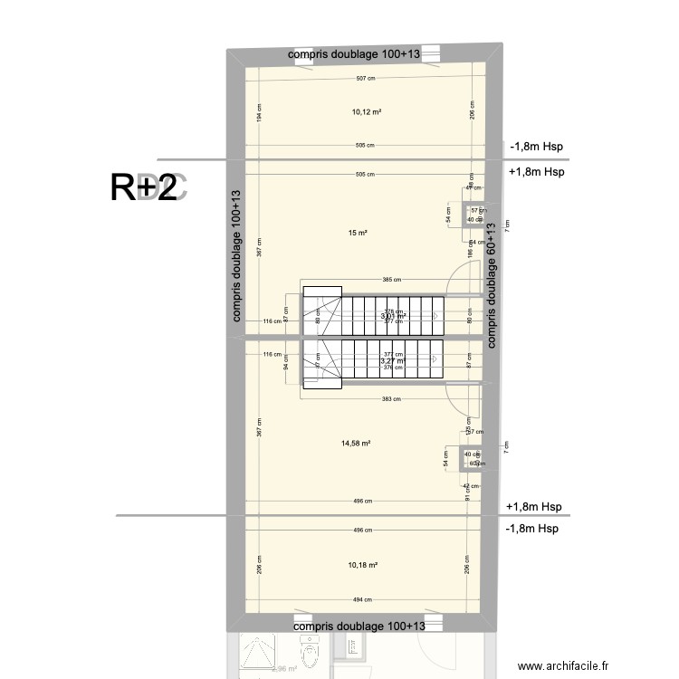 LAUZERTE - DIVISION 4 LOTS. Plan de 24 pièces et 191 m2
