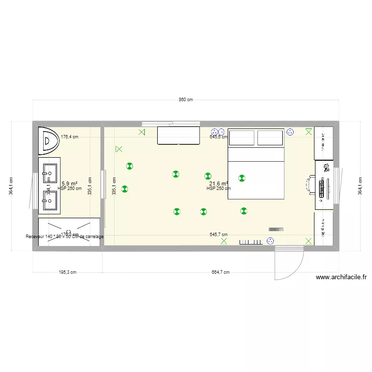 .CHAMBRE PARENTALE v4. Plan de .CHAMBRE PARENTALE v4. Plan de