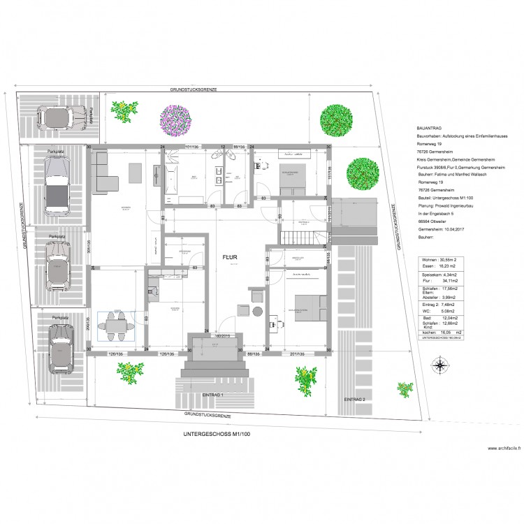 Wallasch  rez de chaussée N. Plan de 0 pièce et 0 m2