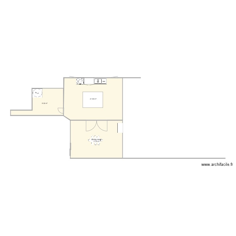 maison ideale. Plan de 0 pièce et 0 m2