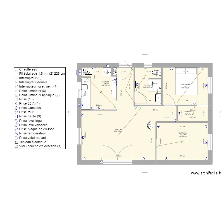 ALBERTINI 2.0. Plan de 6 pièces et 60 m2