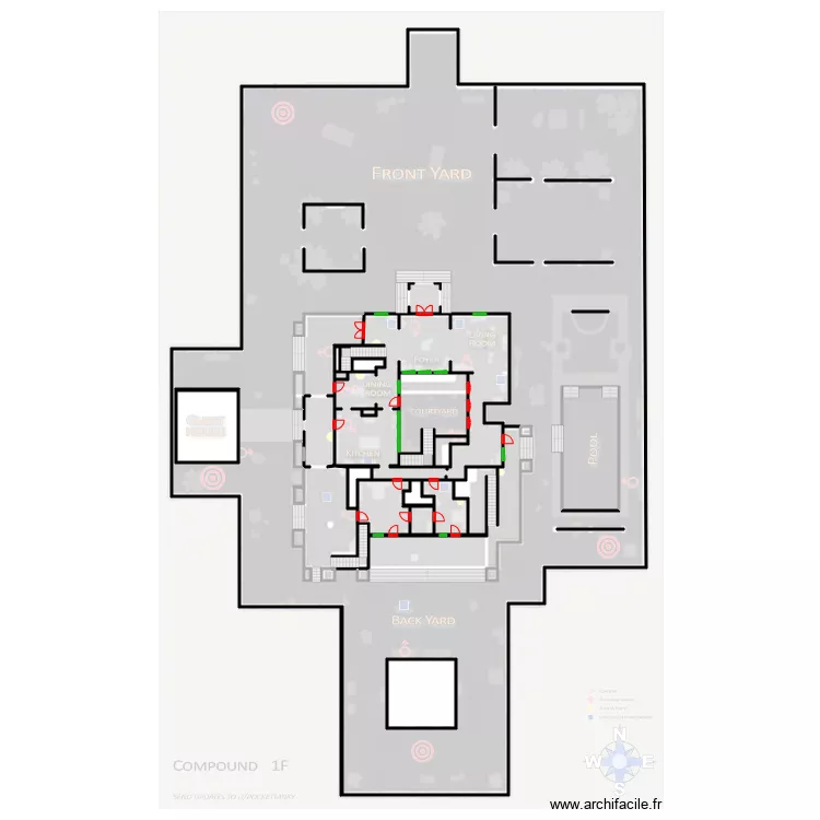 VILLA RDC. Plan de VILLA RDC. Plan de