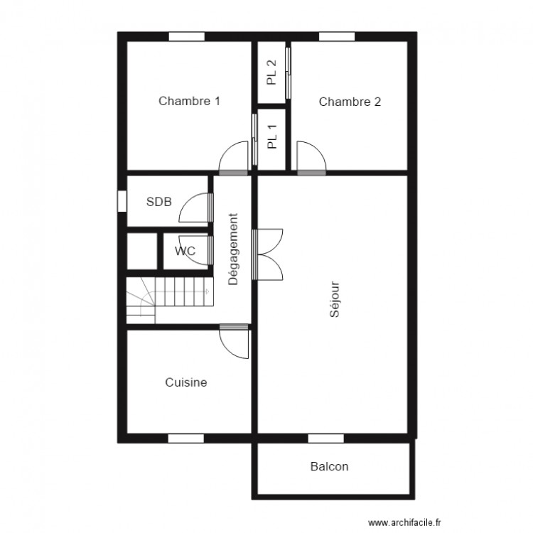 seguy 1 etg. Plan de 0 pièce et 0 m2