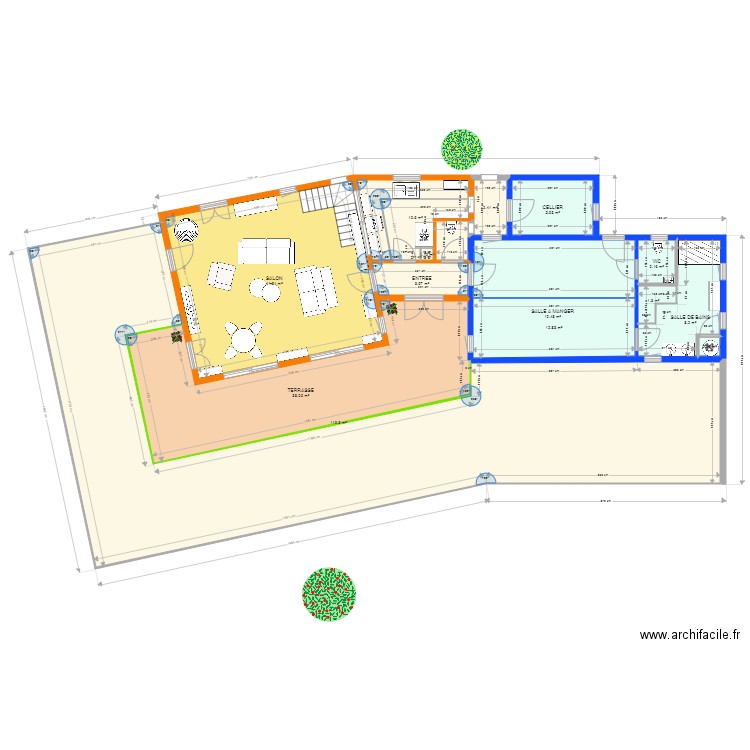 PLAN ALTERNATIF 5. Plan de 0 pièce et 0 m2