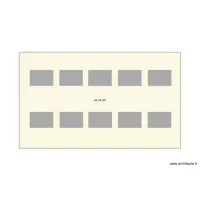 Option 40places avec 2 x 5 tables