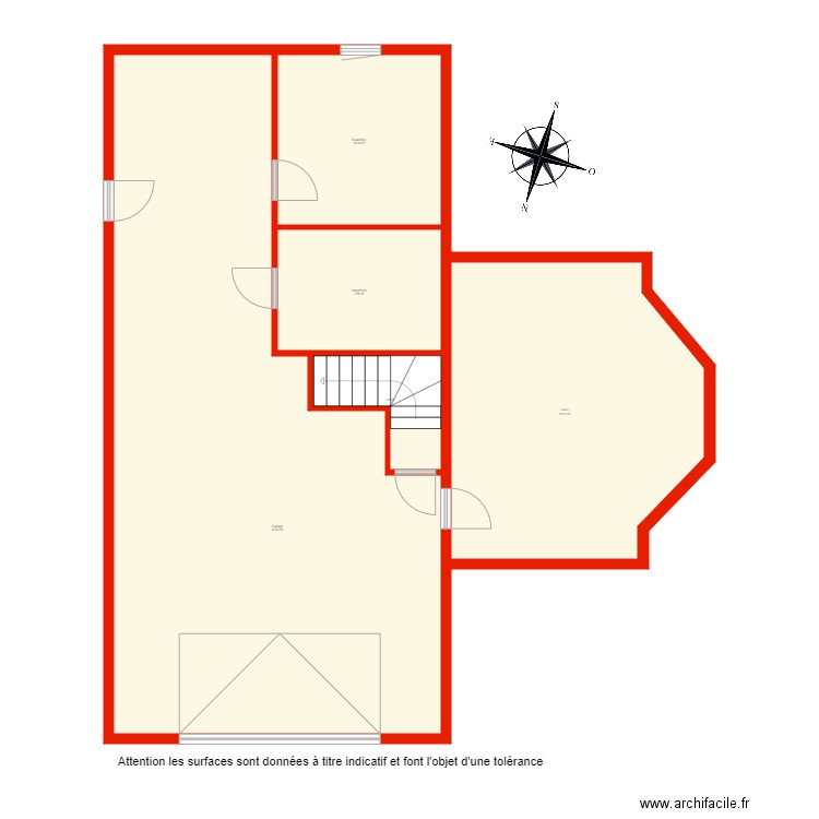 BI 3351 sous sol non côté. Plan de 0 pièce et 0 m2