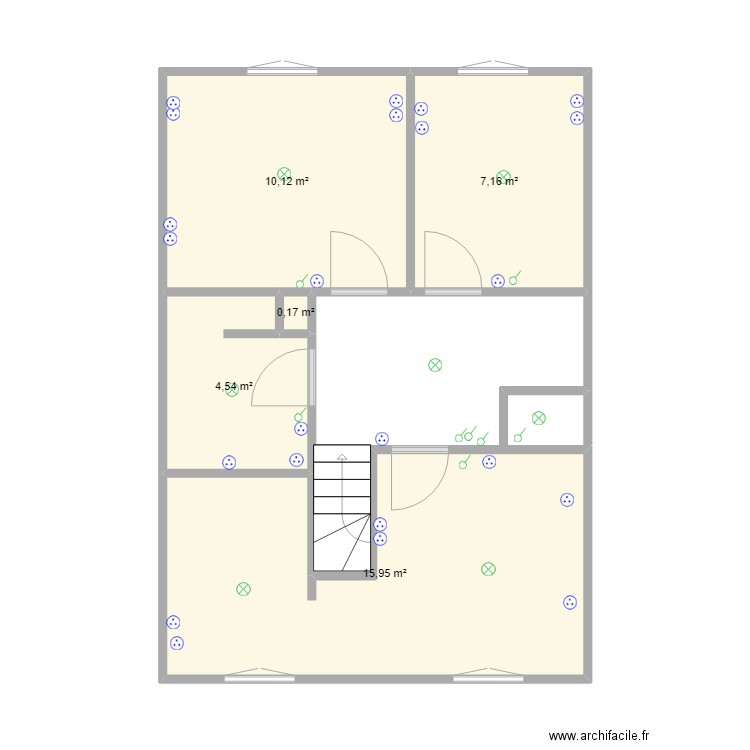 ETAGE . Plan de 0 pièce et 0 m2