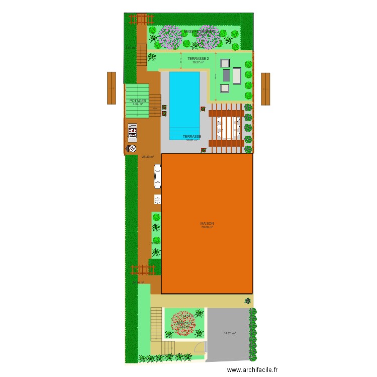 Plan exterieur 2. Plan de 0 pièce et 0 m2