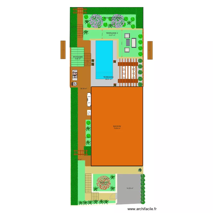 Plan exterieur 2. Plan de 