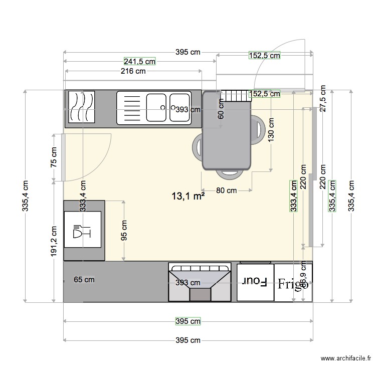 cuisine charlier. Plan de 0 pièce et 0 m2