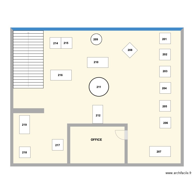 Plan salle clairière. Plan de 0 pièce et 0 m2