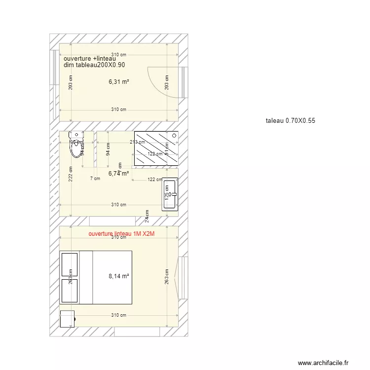 plan salle de bain wc chambre armande nov. Plan de plan salle de bain wc chambre armande nov. Plan de