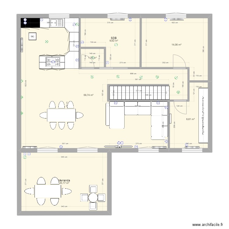 maison st pathus r+1 demolition amenager. Plan de 0 pièce et 0 m2