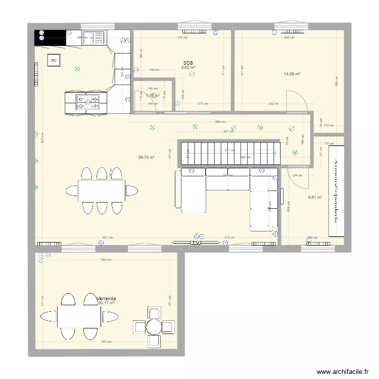 maison st pathus r+1 demolition amenager. Plan de 