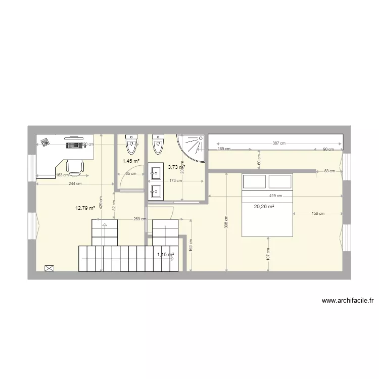 MuretBarry1EEscalier3. Plan de 