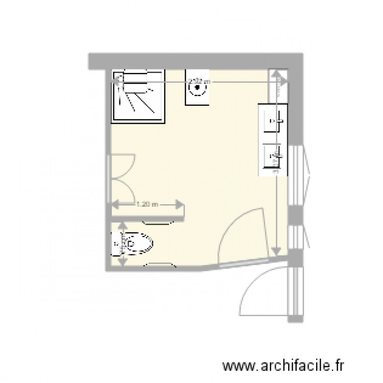 KEROUEDAN Etat projeté. Plan de 0 pièce et 0 m2