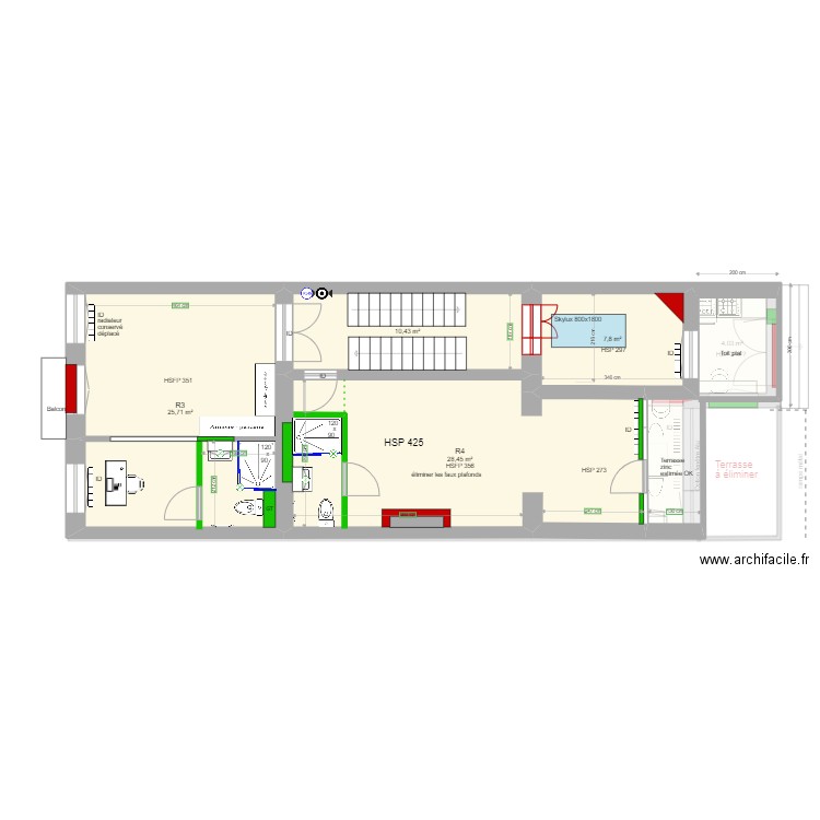 Saint Bernard 67. Plan de 32 pièces et 380 m2