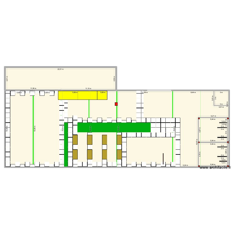 Idée 1 12/09/2023. Plan de 10 pièces et 705 m2