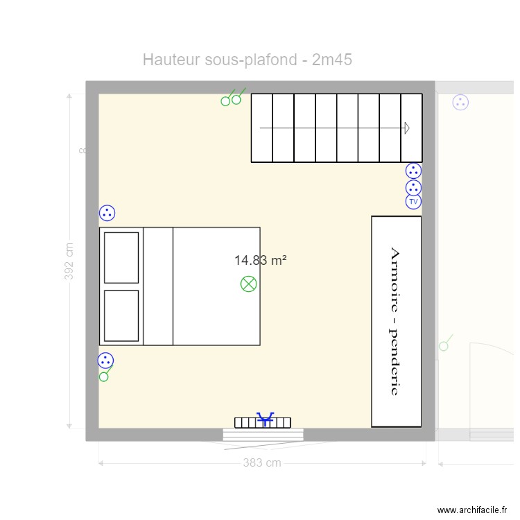 Plan Appartement n°3. Plan de 0 pièce et 0 m2