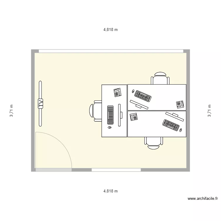 david et nathalie. Plan de 