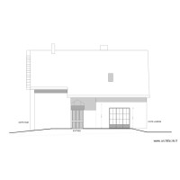 FACADE COTE DROIT EXISTANTE