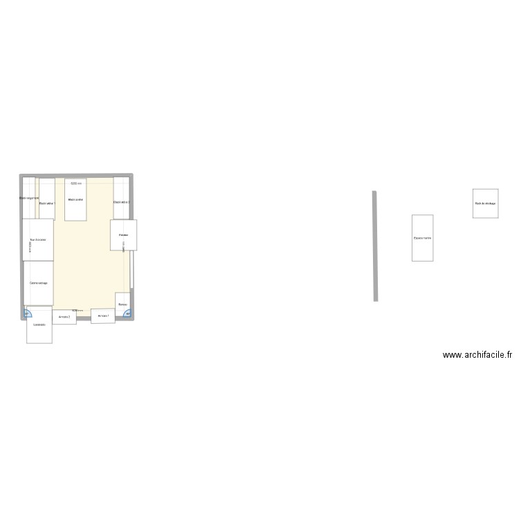 plan b50 analyse lumineuse. Plan de 0 pièce et 0 m2