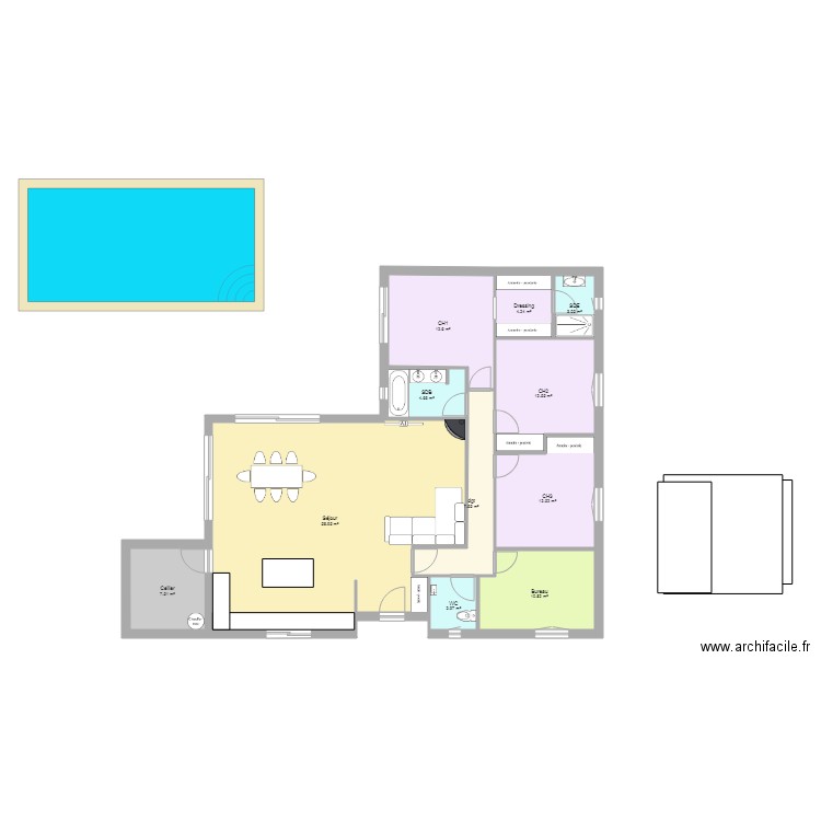 Maison etage 2. Plan de 0 pièce et 0 m2