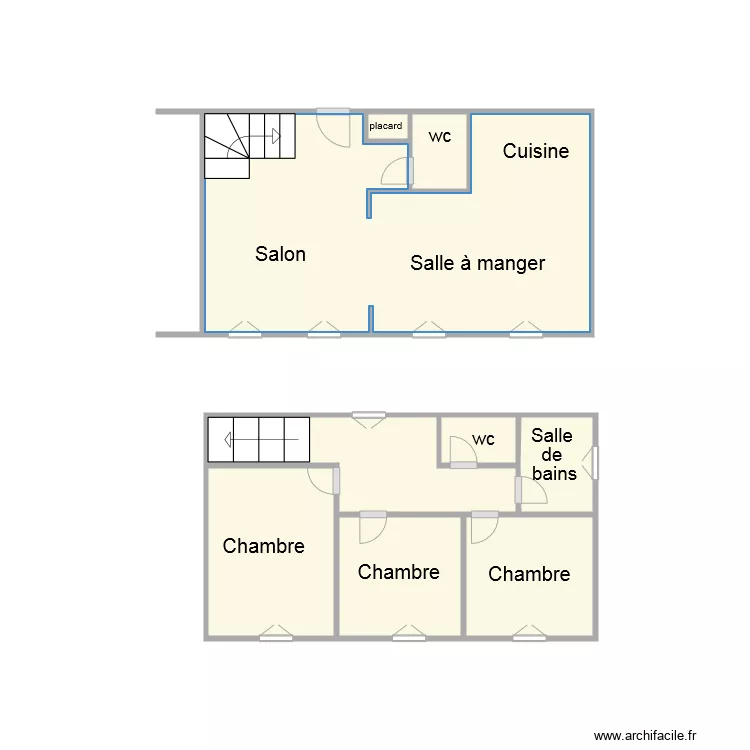 plan 1119 La chambonie . Plan de 