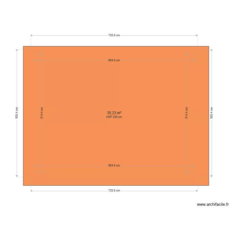extention toiture. Plan de 