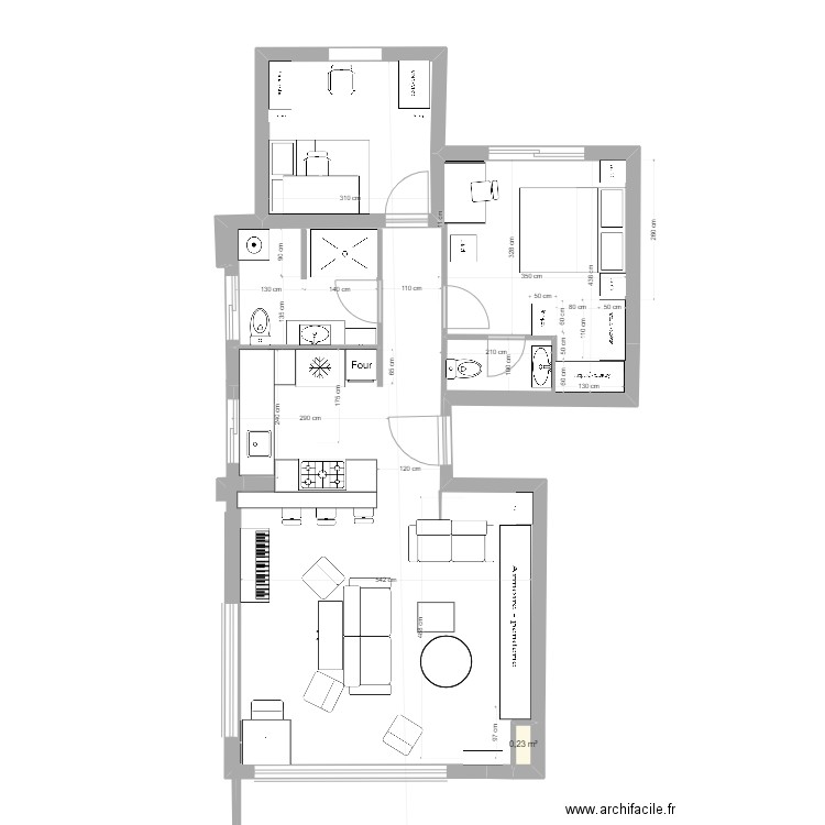 fin janvier 2 bis. Plan de 0 pièce et 0 m2