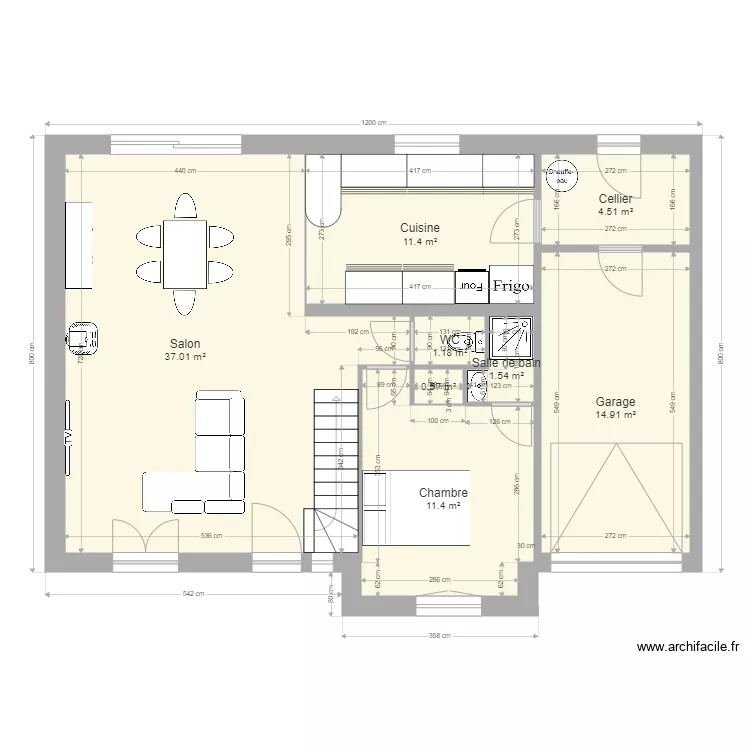 MAILLET  ROZIER . Plan de 