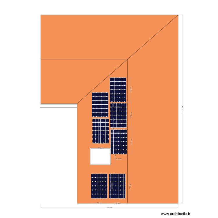 toiture. Plan de 0 pièce et 0 m2