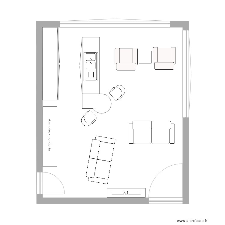 living 2. Plan de 0 pièce et 0 m2