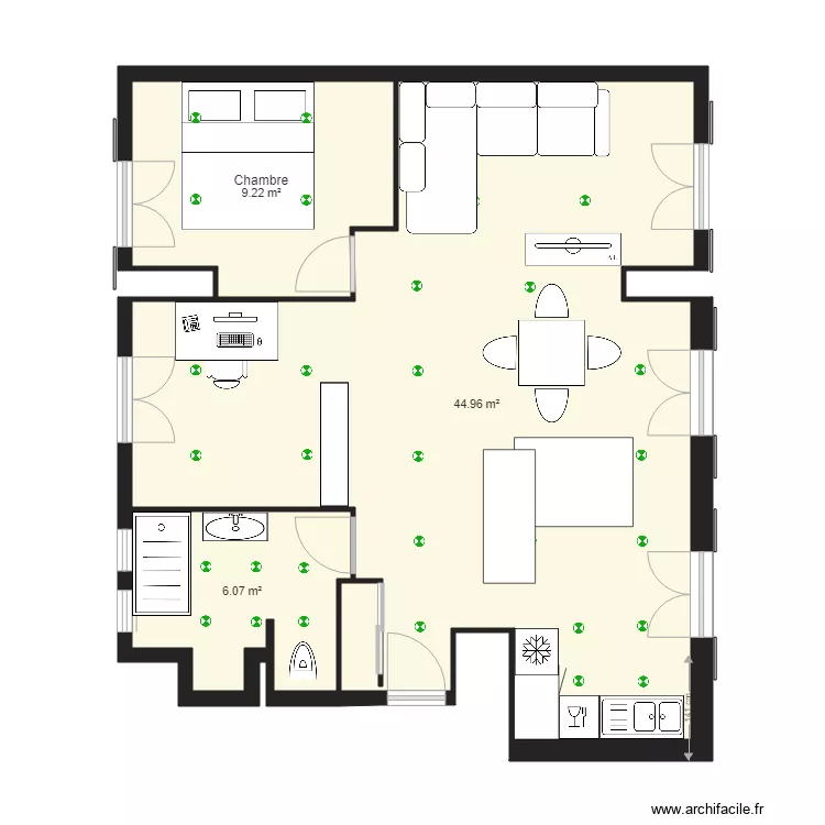 HYALITE FAUX T3. Plan de 