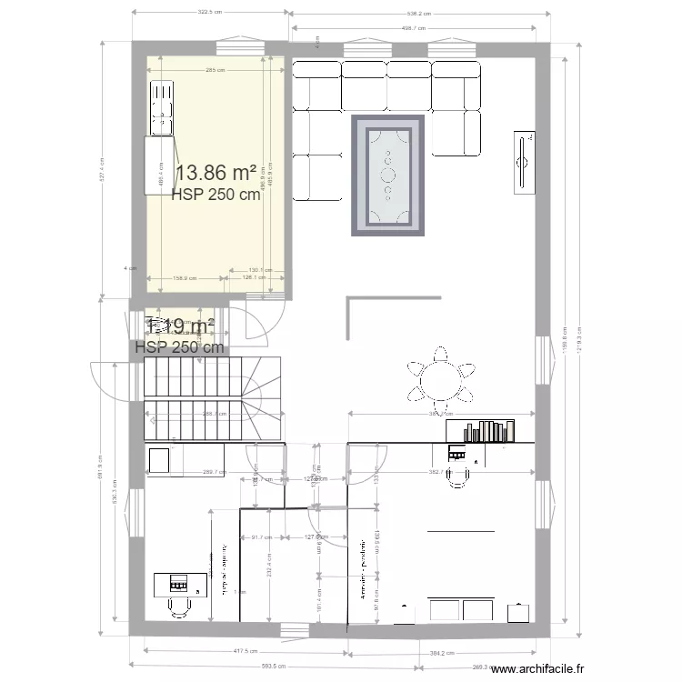 maison 2. Plan de 