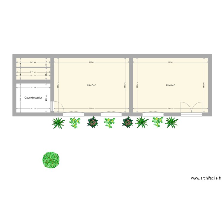 21 FSD LOCAUX. Plan de 0 pièce et 0 m2