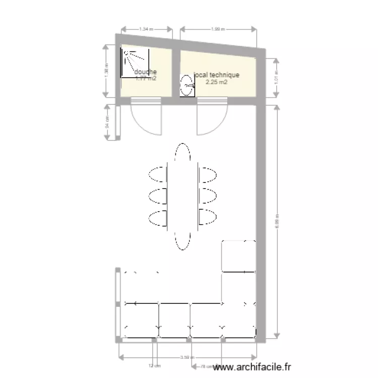 mercier pool house. Plan de 