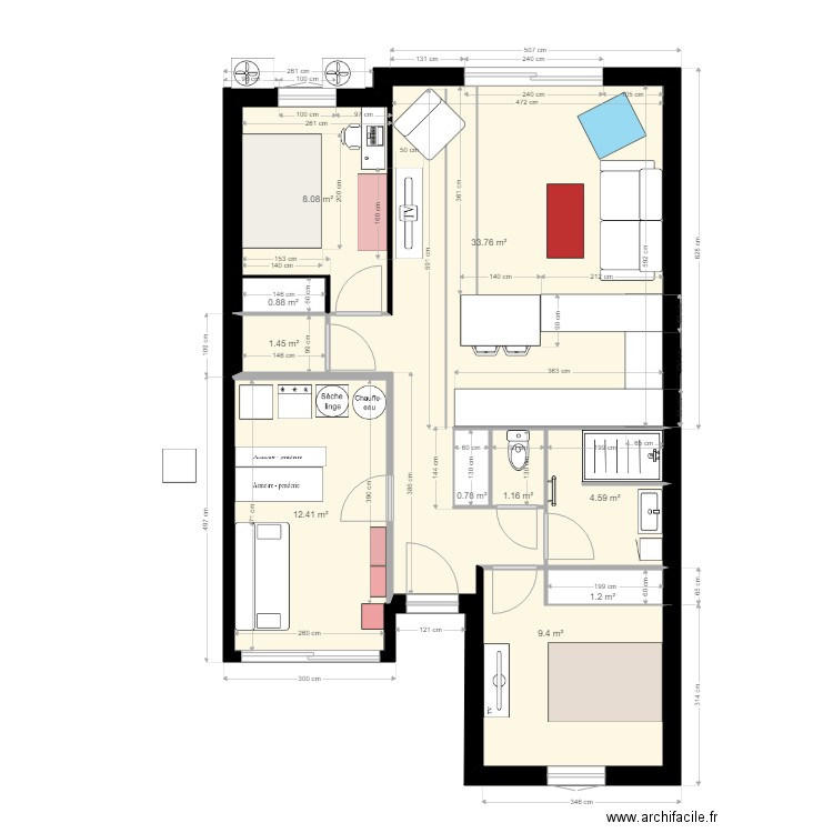 Plan maison Pia BIS. Plan de 0 pièce et 0 m2