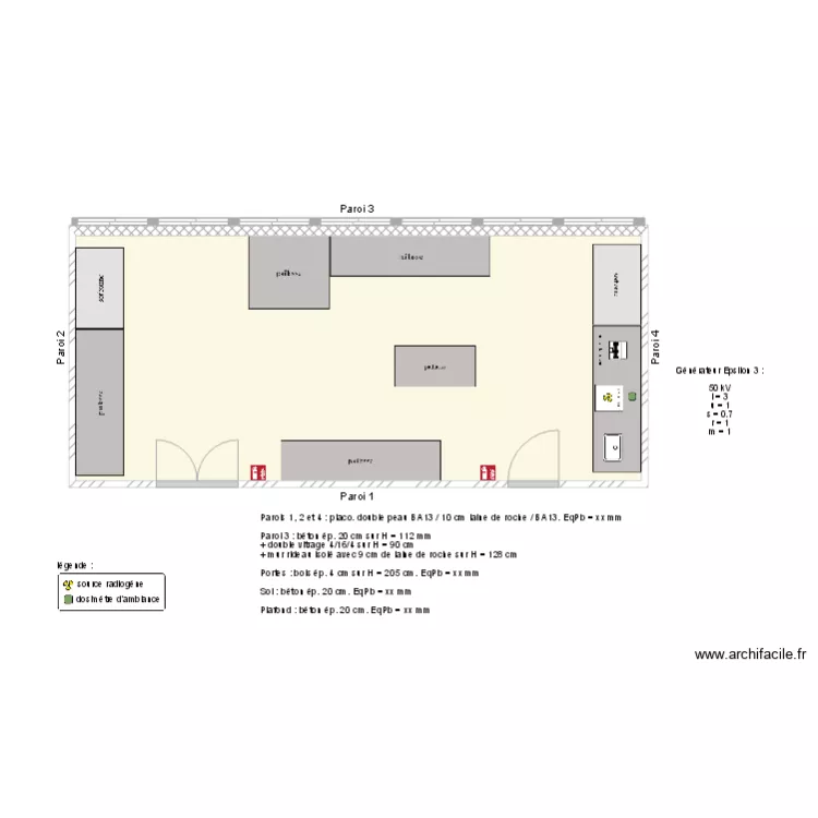 1E05 ancien. Plan de 