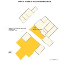 Plan raccordement 9 place de la treilles