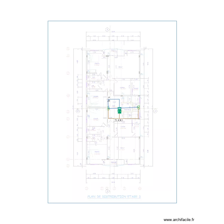Eclairage de s&eacute;curit&eacute; &eacute;tage 3. Plan de 0 pièce et 0 m2