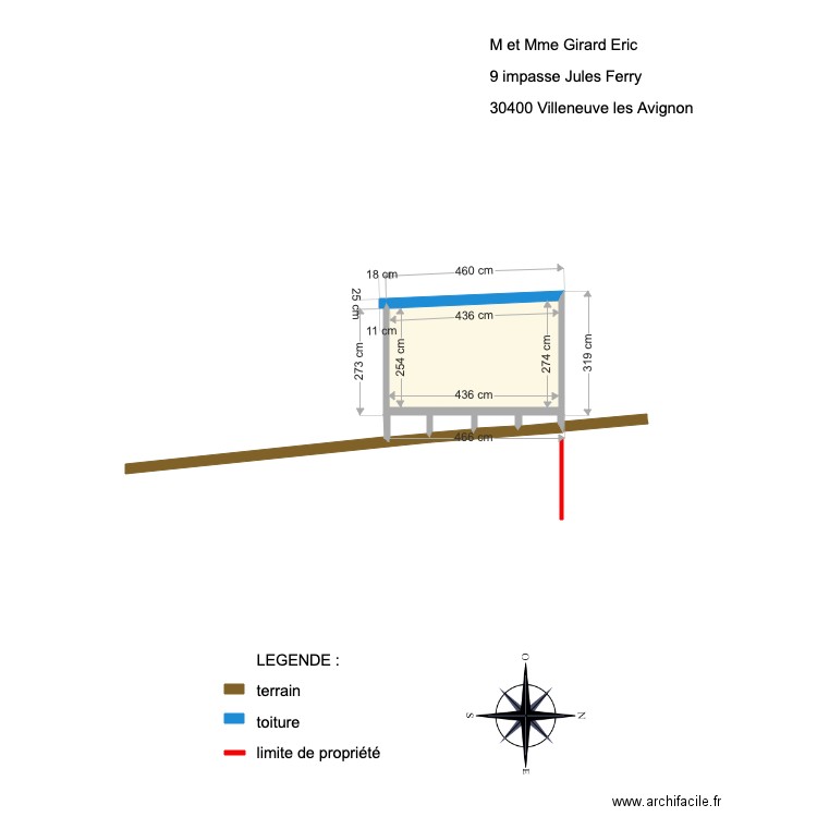 Plan de coupe PCM13. Plan de 0 pièce et 0 m2