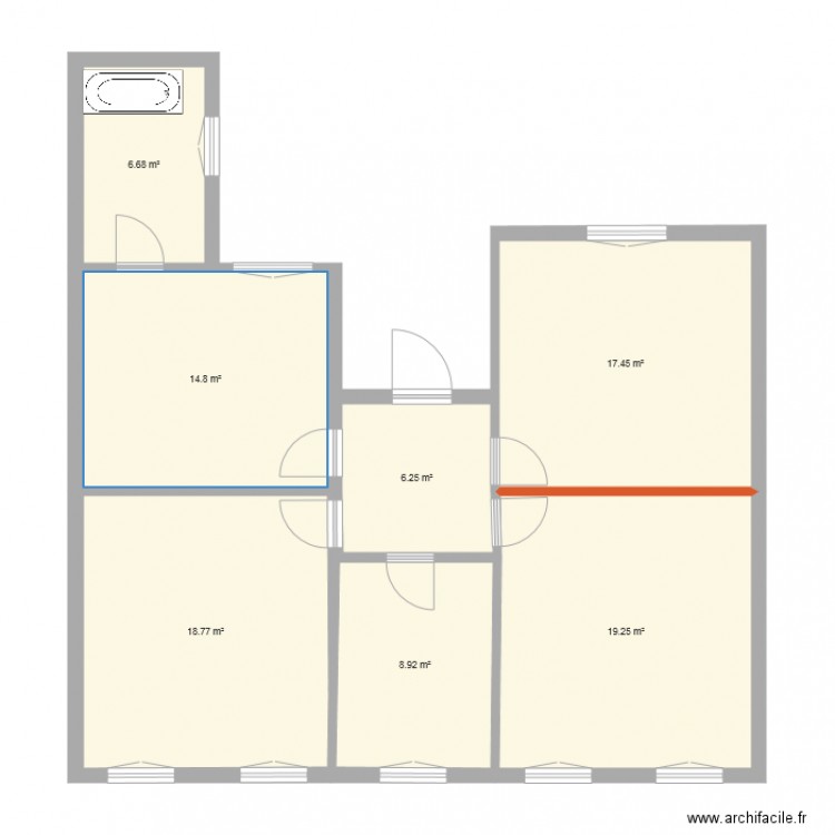 Plan. Plan de 0 pièce et 0 m2