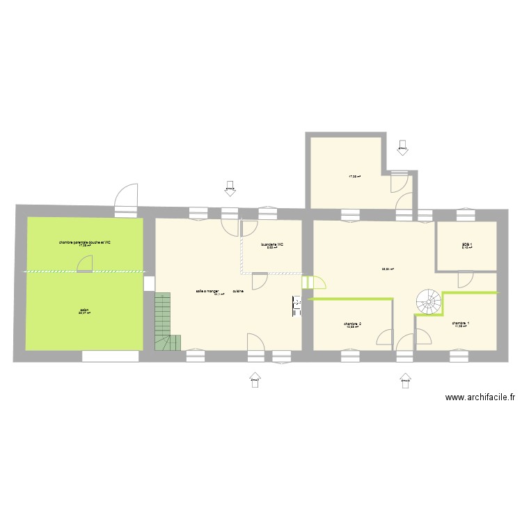 16et14 sanguilles apres travaux3. Plan de 0 pièce et 0 m2