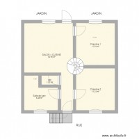 RDC ET ESCALIER Pav  Plan  18 av des fleurs bagnolet