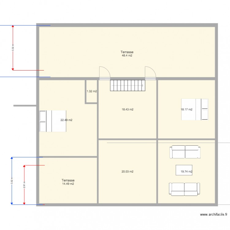 toit à 2600 anne. Plan de 0 pièce et 0 m2