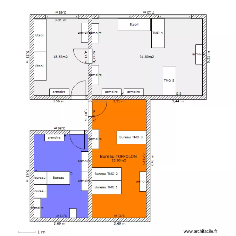 Mes bureaux étage GME new2. Plan de Mes bureaux étage GME new2. Plan de