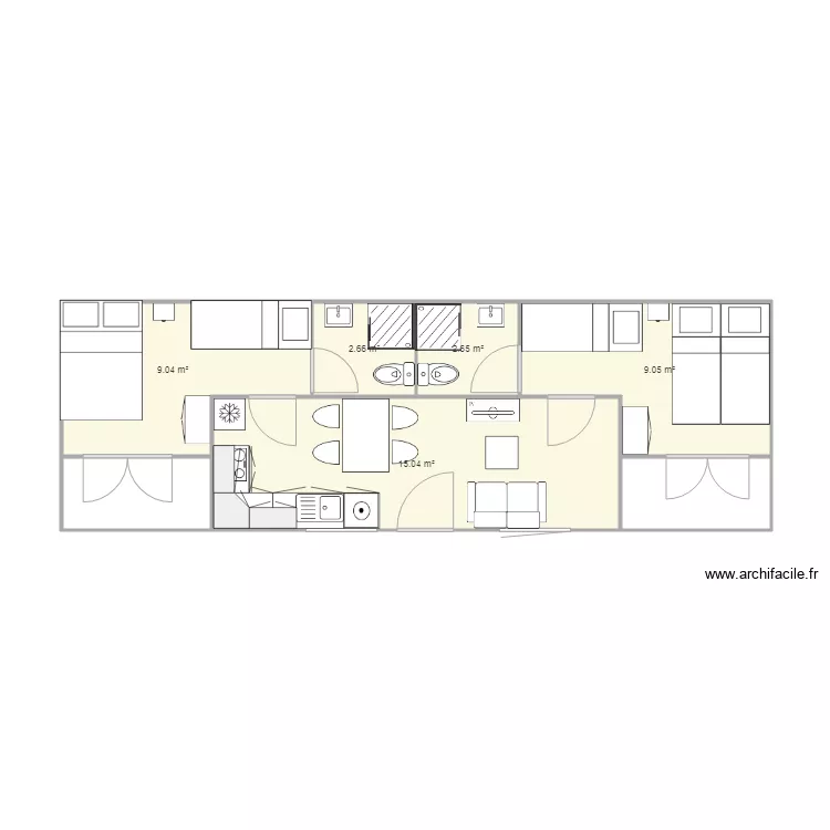 MODELE W 3. Plan de 
