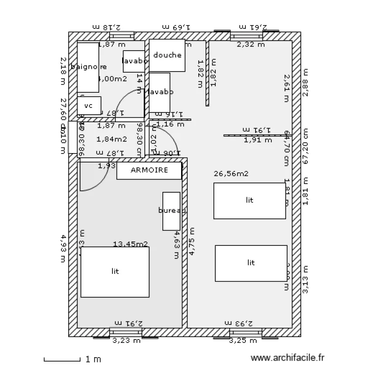 amenagement étage 1. Plan de amenagement étage 1. Plan de